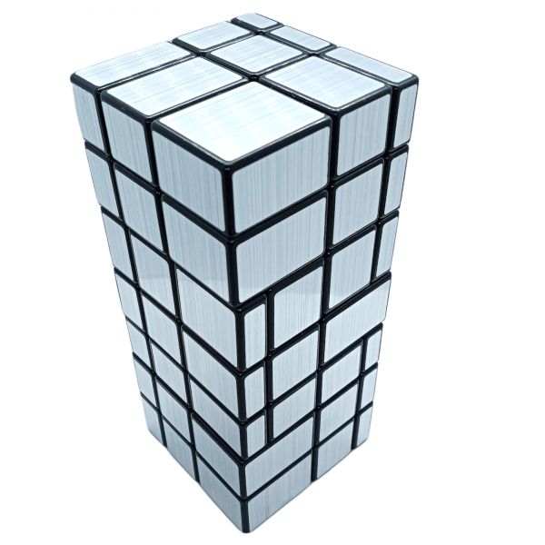 Crudo Intestinos damnificados Cubos Rubik Shengshou 3x3x7 Mirror Plata