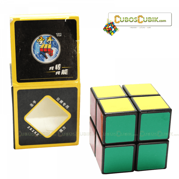 Cubo Rubik ShengShou 2x2 Base Negra