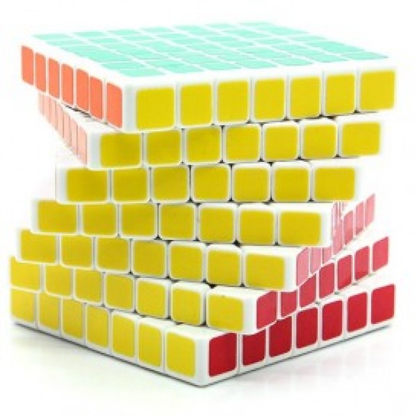 Cubo Rubik ShengShou 7x7 LingLong 69mm Base Blanca