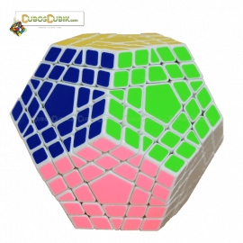 Cubo Rubik Shengshou Gigaminx Base Blanca
