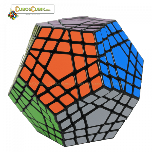 Cubo Rubik Shengshou Megaminx 5x5 Gigaminx Negro