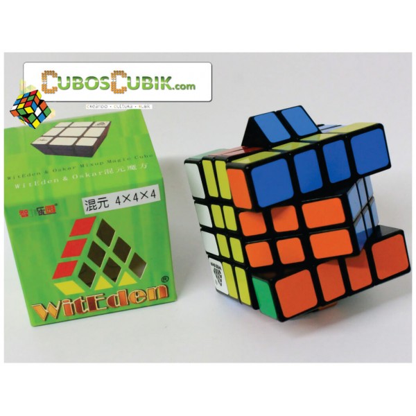 Cubo Rubik WitEden 4x4x4 MixUp Base Negra