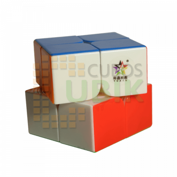 Cubo Rubik Yuxin Little Magic 2x2 Magnetico Colored