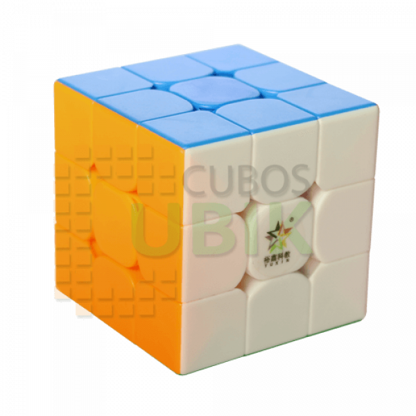 Cubo Rubik YuXin 3x3 Black Kyrin Colored