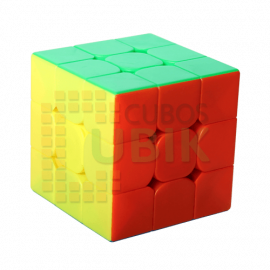 Cubo Rubik YuXin 3x3 Black Kyrin Colored