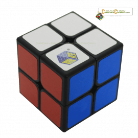 Cubo Rubik YuXin 2x2 Silver Unicorn Negro