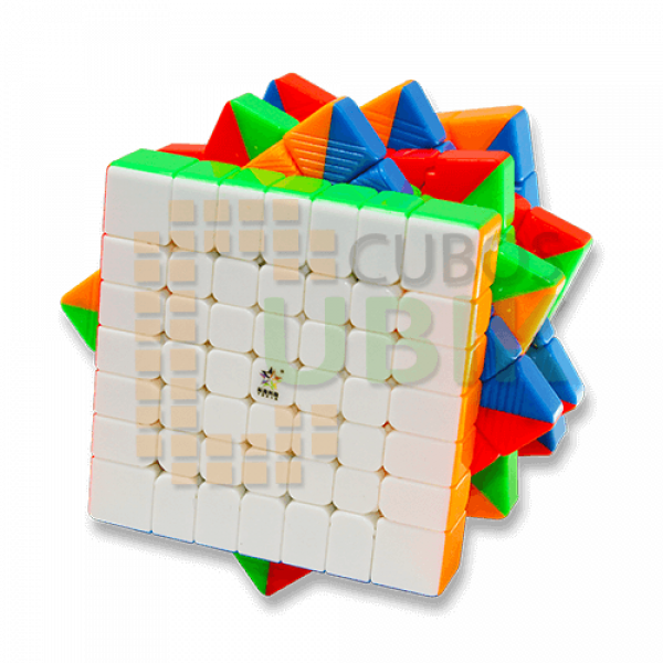 Cubo Rubik Yuxin Little Magic 7x7 M Colored