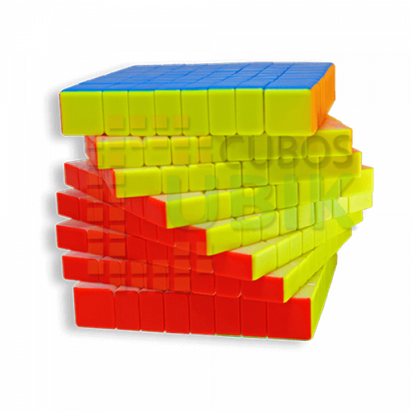 Cubo Rubik Yuxin Little Magic 8x8 Colored