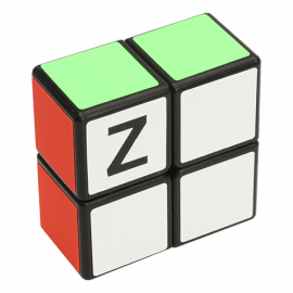 Cubo Rubik ZCube 1x2x2 Base negra