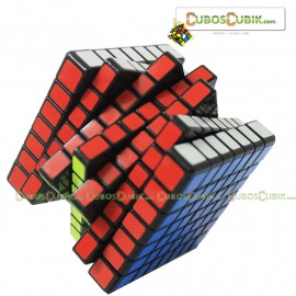 Cubo Rubik Moyu Aofu Flat 7x7 Base Negra