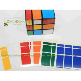 Cubo Rubik Set de Stickers Mirror a 6 Colores